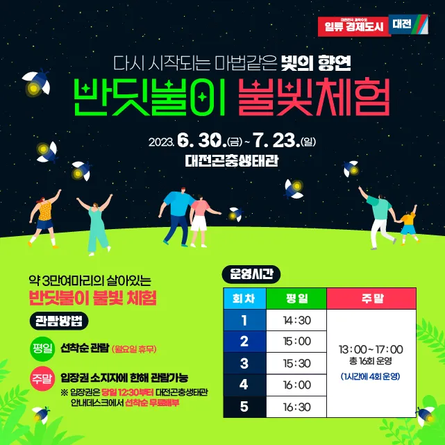반딧불이 불빛체험 사진